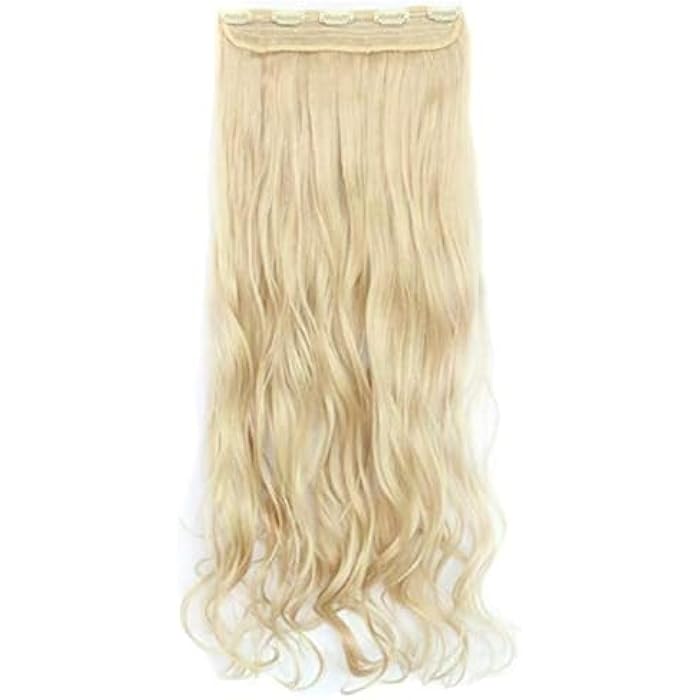 DILLARDS Five Clip Curls Long Curly Hair Wig High Temperature Wire Hair Extension (B091D25Mls) - Image 1